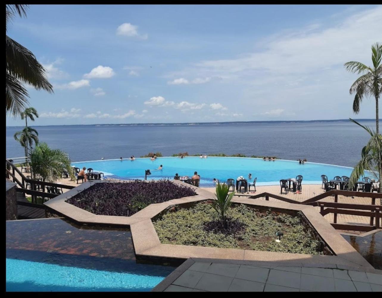 Flat No Condominio Do Edificio Tropical Executive E Residence Com Vista Para O Rio Манаус Экстерьер фото